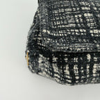 Prada Clutch Tweed Gray Vintage — view 7