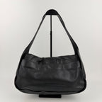 Prada Shoulder Bag Hobo Black Leather Vintage — view 2