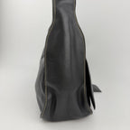Prada Shoulder Bag Hobo Black Leather Vintage — view 3