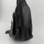 Prada Shoulder Bag Hobo Black Leather Vintage — view 4