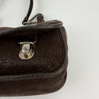 Prada Shoulder Bag Hobo Brown Leather Vintage — view 7