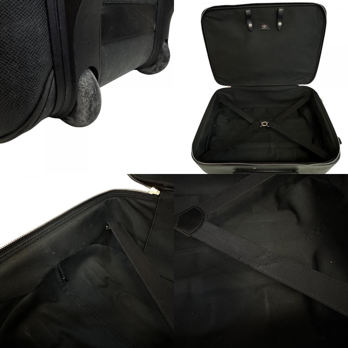 Louis Vuitton Travel Bag 2 Wheels Suitcase Pegase 55 Taiga — view 6
