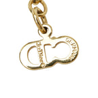 Dior Logo Necklace Gold Plated Rhinestone — view 6