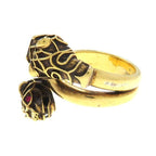 Gucci Tiger Head Link 23 Ring — view 2