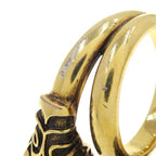 Gucci Tiger Head Link 23 Ring — view 5