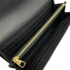 Louis Vuitton Wallet Monogram Empreinte Portefeuille Sarah Noir Leather — view 4