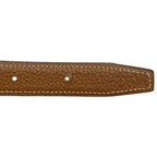 Hermes Belt Only Black Brown Gold Waist 76 cm Leather Box Calf Taurillon — view 8