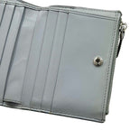 Prada Bifold Wallet Gray Vitello Daino Leather — view 8