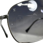 Louis Vuitton Sunglasses Silver Black Gradient Metal Acetate Eyewear — view 8