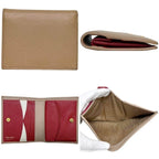 Prada Bifold Wallet Beige Saffiano Leather — view 2