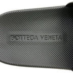 Bottega Veneta Sandals 35 Black Intrecciato Flat Slide — view 5