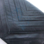 Saint Laurent Clutch Second Party Stitch Leather Navy — view 7