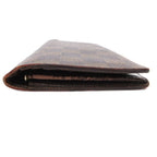 Louis Vuitton Damier Portefeuille Brazza Bifold Wallet Leather Brown — view 3