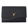 Louis Vuitton Wallet Bifold Portefeuille Capucines Compact Taurillon Leather