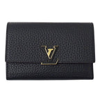 Louis Vuitton Wallet Bifold Portefeuille Capucines Compact Taurillon Leather