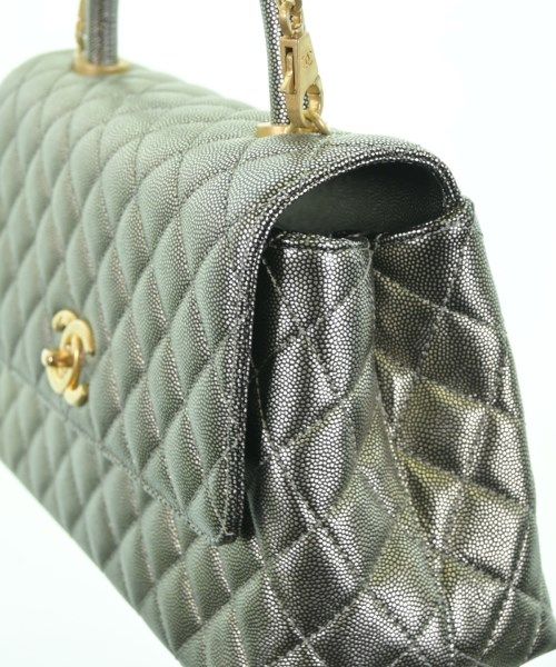 Chanel Shoulder Bag Silver — view 9