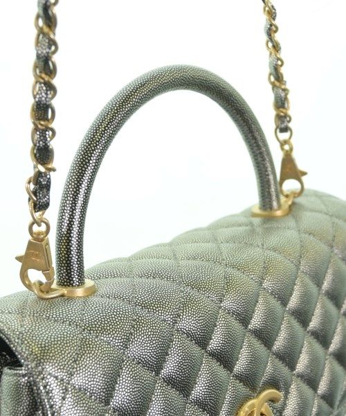 Chanel Shoulder Bag Silver — view 6