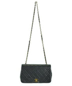 Chanel Shoulder Bag Navy — view 3