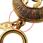 Chanel Bracelet Gold CC Logo Circle Large — view 7