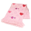 Louis Vuitton Echarpe Logo Mania Arafoli Silk Wool