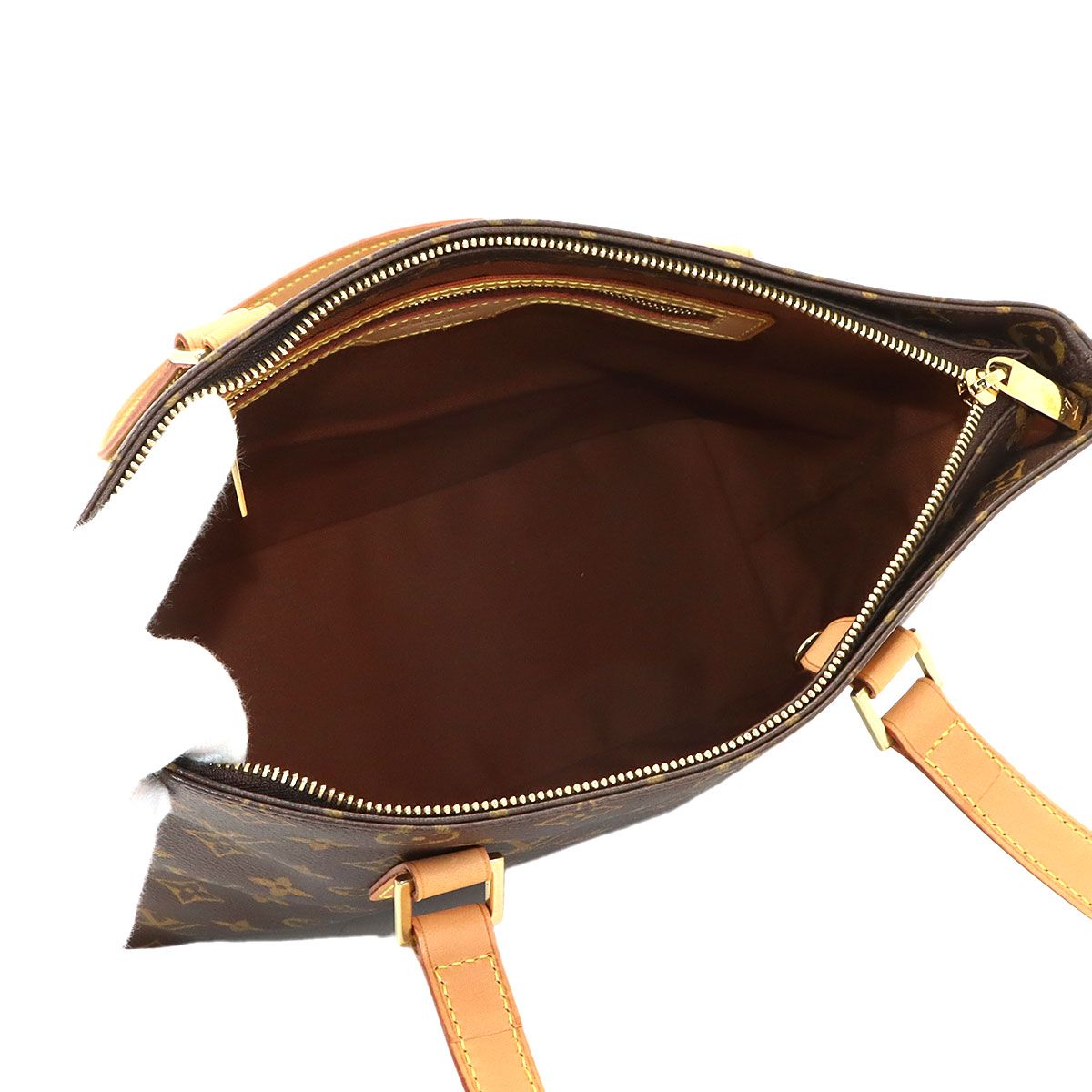 Louis Vuitton Monogram Cabas Piano Tote Brown Gold — view 6