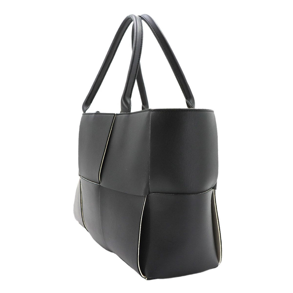 Bottega Veneta Intrecciato Arco Tote Leather Black — view 3