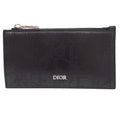 Dior Oblique Galaxy Leather Black Coin Case