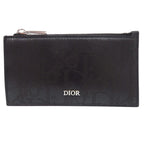 Dior Oblique Galaxy Leather Black Coin Case