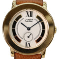 Cartier 925 Must Ducartier Ronde LM Vermeil Small Second Trinity