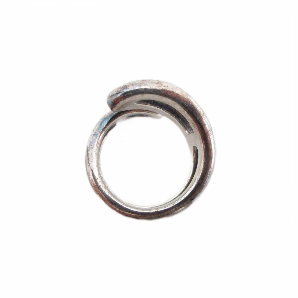 Hermes Chaine D'ancre Punk Twist Ring 925 Sterling Silver — view 6