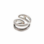 Hermes Chaine D'ancre Punk Twist Ring 925 Sterling Silver — view 3