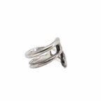 Hermes Chaine D'ancre Punk Twist Ring 925 Sterling Silver — view 4