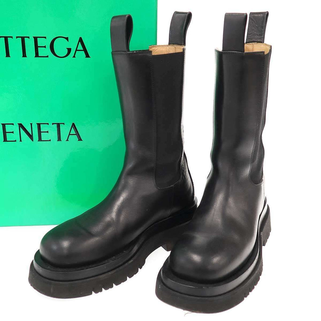 Bottega Veneta Lug Boots Long Black