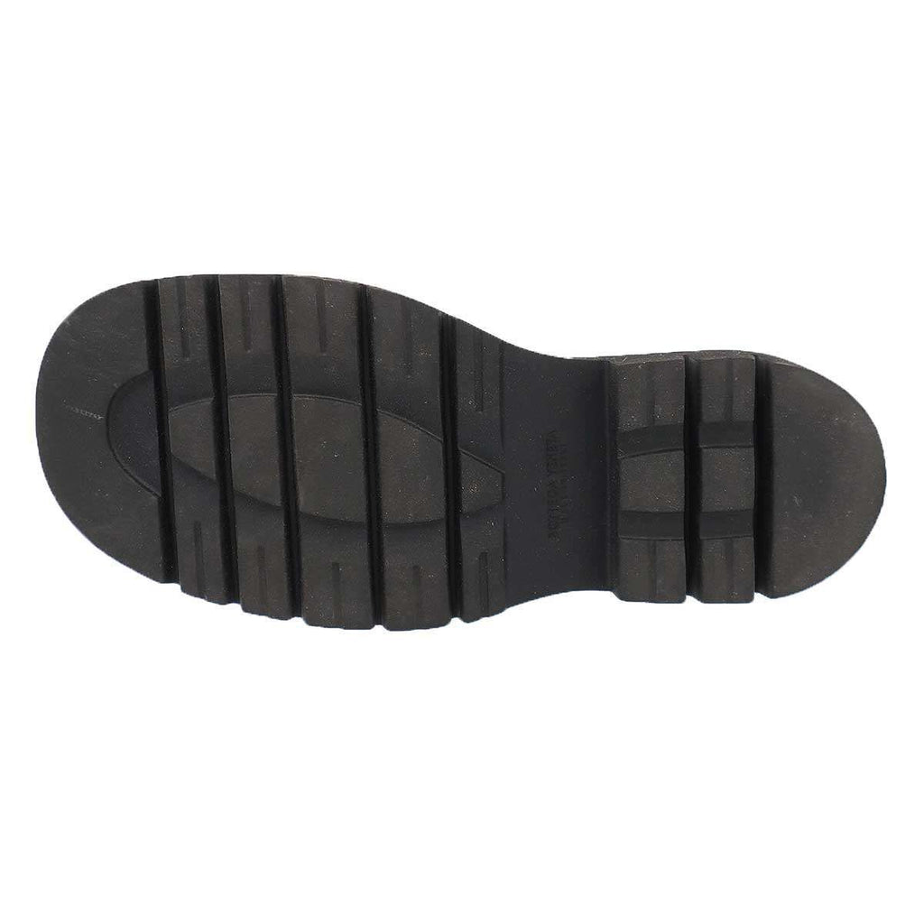 Bottega Veneta Rug Mary Jane Buckle Leather Shoes Black Gold — view 4