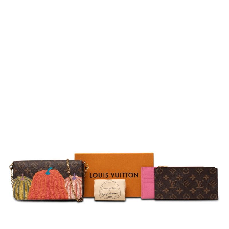 Louis Vuitton Yayoi Kusama Collaboration Monogram Pochette Felicie Chain — view 6
