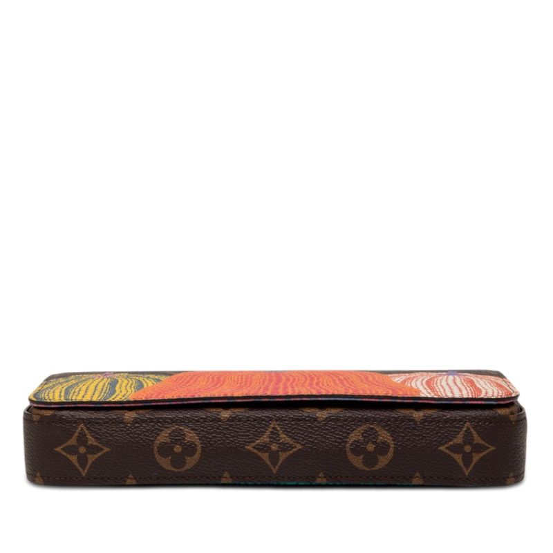 Louis Vuitton Yayoi Kusama Collaboration Monogram Pochette Felicie Chain — view 3