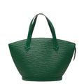 Louis Vuitton Epi Saint Jacques Handbag Borneo Green Leather