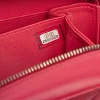 Chanel CC Logo Quilted Crossbody Chain Shoulder Bag Pink Lambskin — view 6