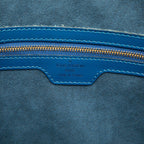 Louis Vuitton Epi Lussac Tote Shoulder Bag Toledo Blue Leather — view 5