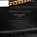 Saint Laurent YSL Logo Kate Tassel Crossbody Chain Shoulder Bag Black Leather — view 5
