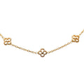 Louis Vuitton Flower Full Necklace Gold Plated