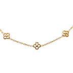 Louis Vuitton Flower Full Necklace Gold Plated