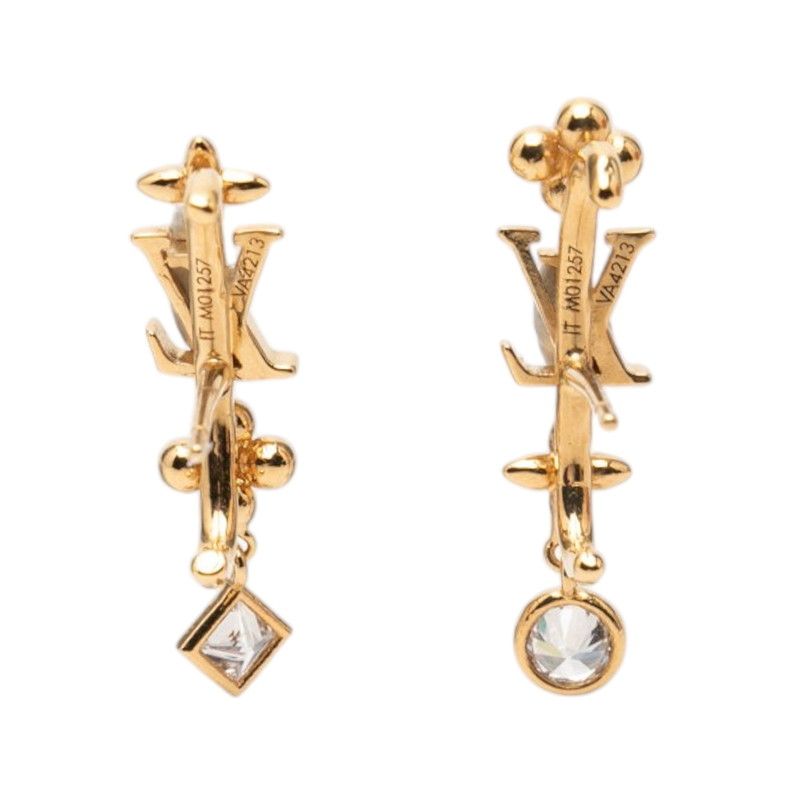 Louis Vuitton in the Sky Earrings Gold Plated — view 2