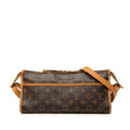Louis Vuitton Monogram Popincourt Long Crossbody Shoulder Bag Brown Leather