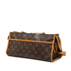 Louis Vuitton Monogram Popincourt Long Crossbody Shoulder Bag Brown Leather — view 2