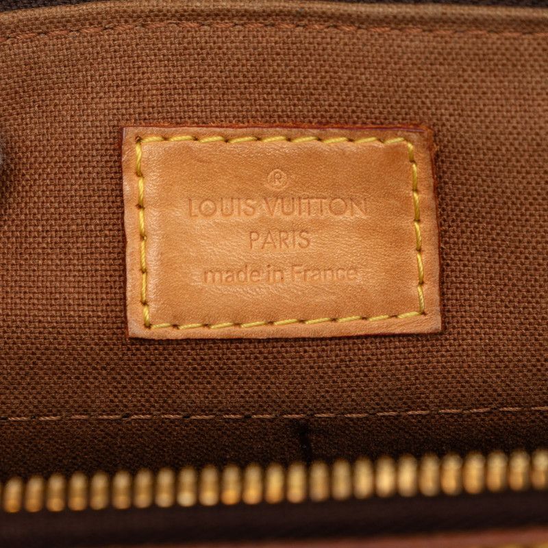 Louis Vuitton Monogram Popincourt Long Crossbody Shoulder Bag Brown Leather — view 7