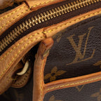 Louis Vuitton Monogram Popincourt Long Crossbody Shoulder Bag Brown Leather — view 4