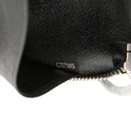 Louis Vuitton Damier Graphite Zippy Organizer Zip Around Wallet Black Leather — view 7