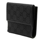 Gucci GG Canvas Bamboo Bifold Wallet Black — view 2