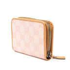 Gucci GG Canvas Coin Case Card Pink Brown — view 2